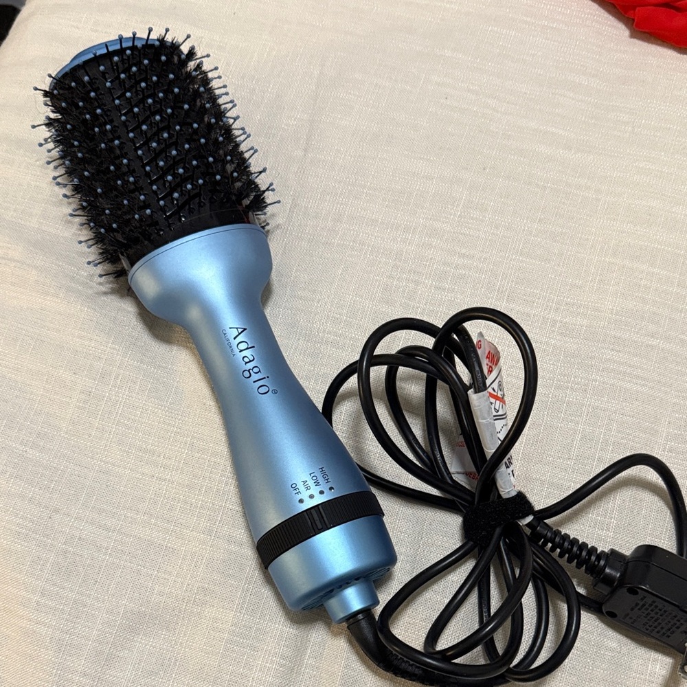 Blue Hair Styling Brush